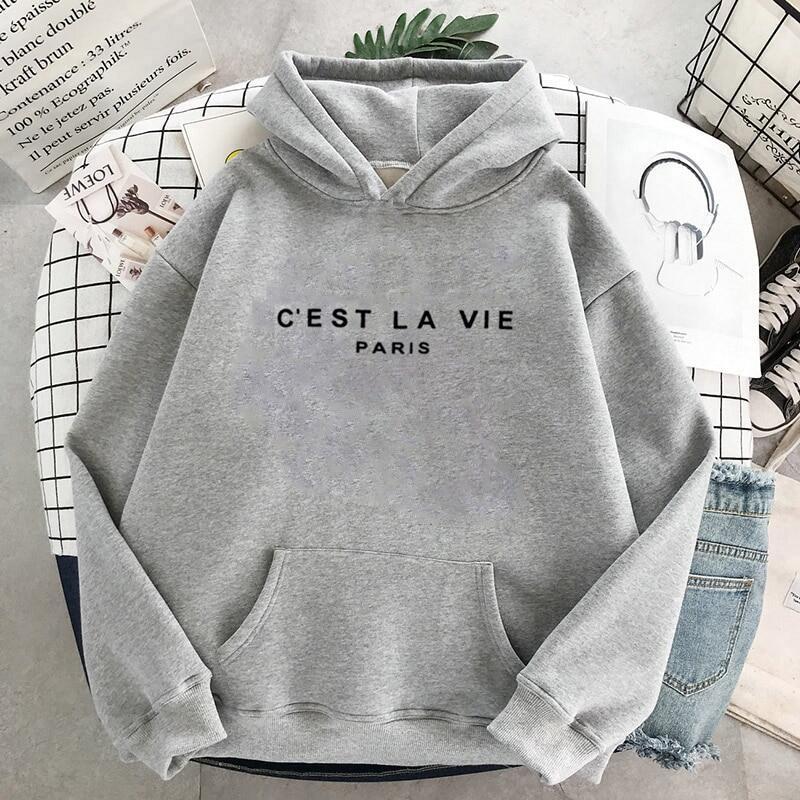 Product Introduction of Women's Hoodies Full Sleeve Hoodie Letters Print Sweatshirt Cool Women Hoody Female Itself Sudaderas Student Hoodies 4