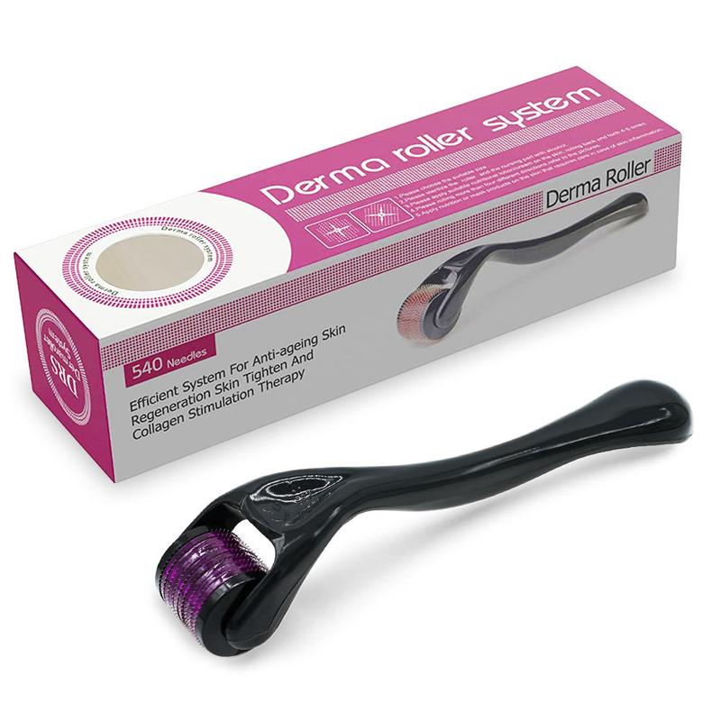 Product Introduction of Derma Roller 540 Microneedling Darma Roller Beard Growth Hair Roller Micro Needle Face Derma stamp 7