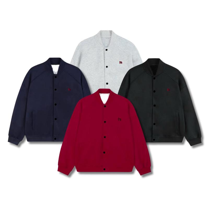 Áo khoác BOMBER nỉ 2 da TEEZIN áo khoác nỉ form rộng nam nữ lm-tz122