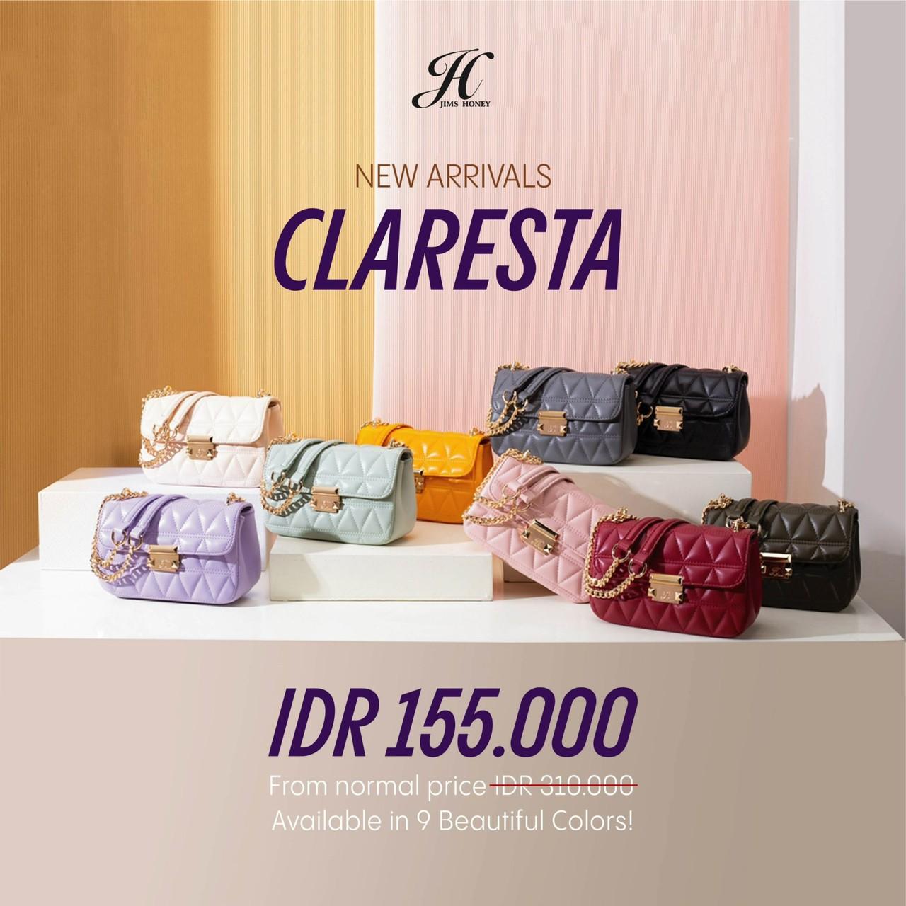 JIMS HONEY TAS WANITA CLARESTA BAG (FREE EXCLUSIVE BOX)