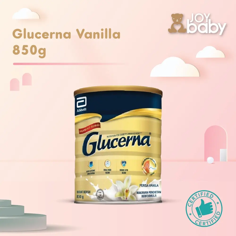 Abbott Glucerna (Vanilla/Wheat/Chocolate)(850g(Tin)/2.4kg(Refill)