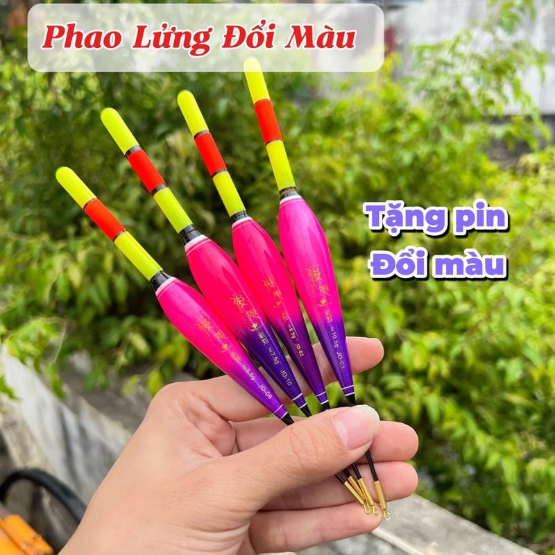 Phao Câu Lửng Điện Ngày Đêm Đổi Màu Cao Cấp , Phao Lửng Điện Đổi Màu Câu Cá