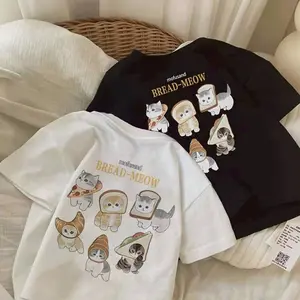 T-shirt Anak Laki laki dan Perempuan Usia 1-13 Tahun Motif Lucu Depan Belakang MOFUSAND Fashion Anak 100% Cotton Combed