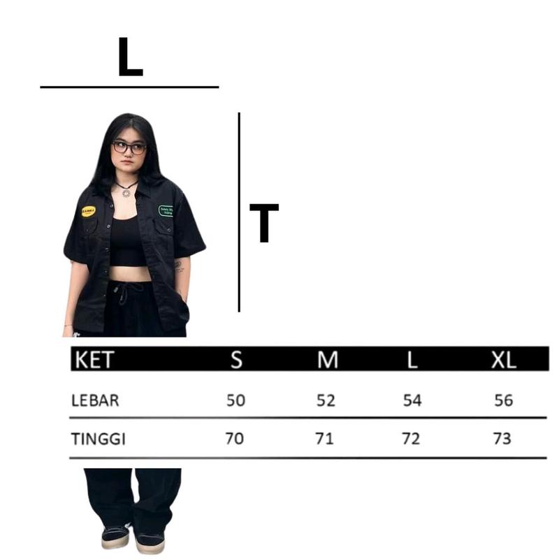 Kemeja workshirt engineering seris lengan pendek - Kemeja outdoor pria distro Bordir 5