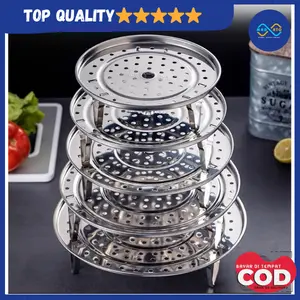 TATAKAN KUKUSAN STAINLESS ALAT KUKUS KUKUS PANCI SAUSE POT STAINLESS TERMURAH TERLARIS