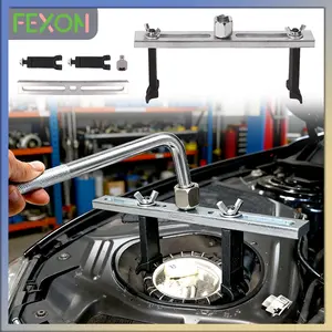 【COD】FEXON Kunci Fuel Pump Fuel Tank Lid Removal Tool Mobil Eropa Fuel Pump Removal Tool Alat Kunci Pembuka Cover Tanki Pompa Bensin 2 Jaw Fuel Adjustable Spanner Wrench Alat