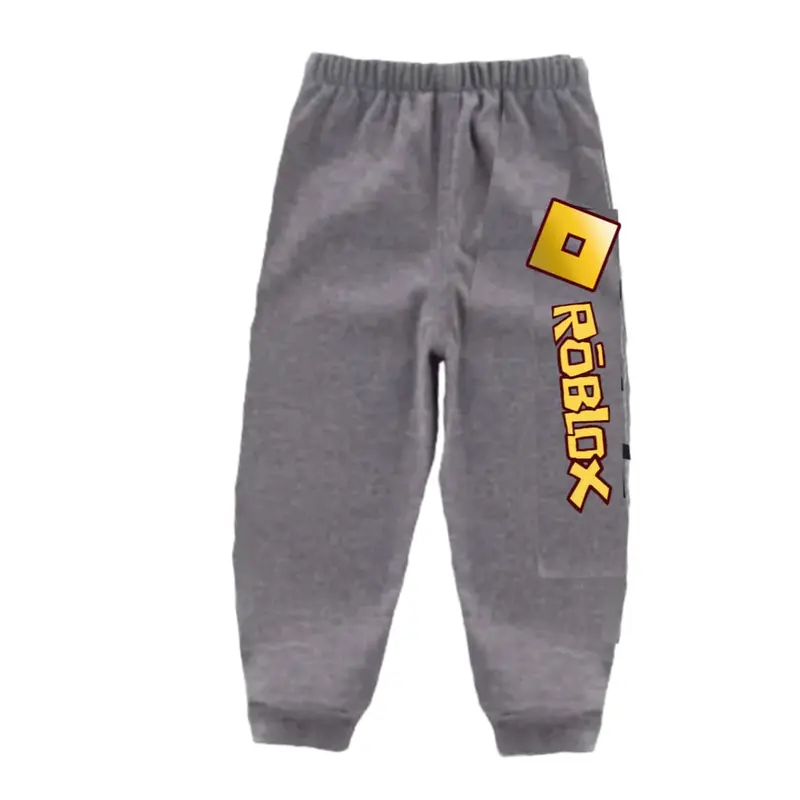 Celana Joger Panjang Anak Laki Laki Perempuan Usia 3-13 Tahun Motif Gambar Logo Roblox kolor 4