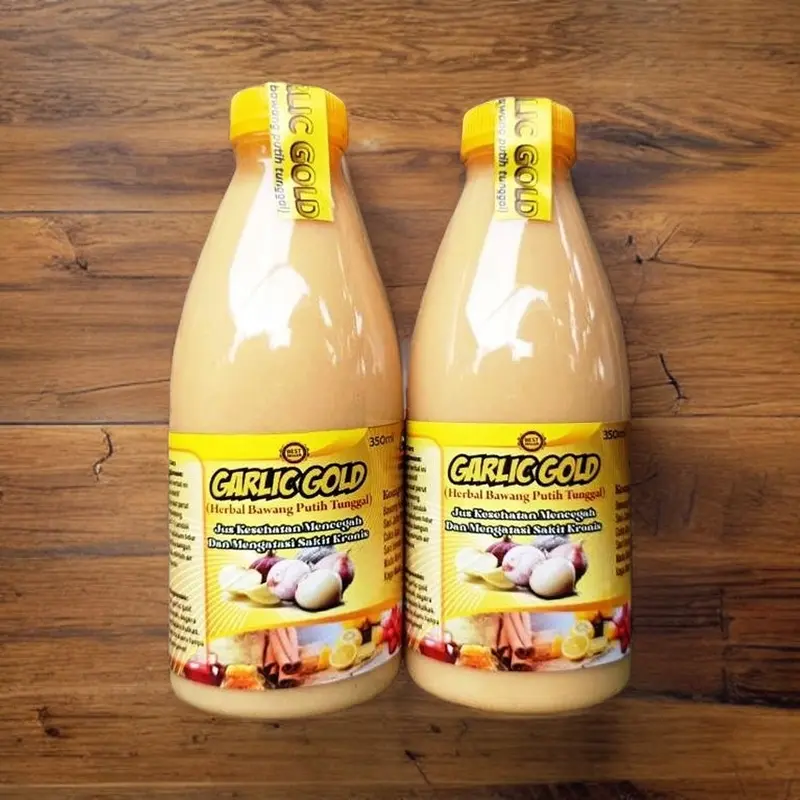 Garlic Gold Jus Bawang Putih Tunggal (Paket 2 botol) Juice Jus 5