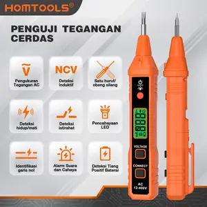 HOMTOOLS HM66(Versi peningkatan HT89) Pen Type AC Voltage Detector NCV 12~400V Voltage Tester For Live/Null Wire With Flashlight LCD Display Breakpoint Finder
