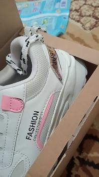 Product Review of Sepatu Wanita Sneakers Putih Korean Style Terbaru 2024 Casual Shoes sport Kasual Cewek olahraga Karet from p**y 6** 3