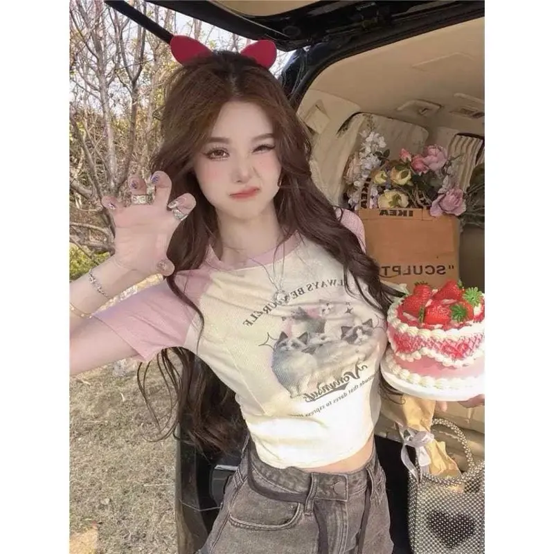 Crop Tee Wanita Always Be Your Self Rib (LD80 , P40) crop top  Baju atasan Casual Fit Remaja 1
