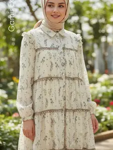 Cleome Lafreya Gamis Excel Zoey  Fashion Muslim Wanita Import LFY