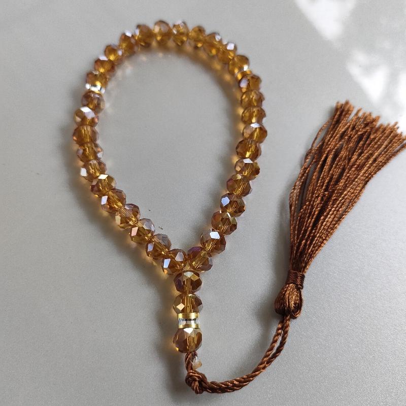 Product Introduction of Tasbih Kristal Ceko 33butir Tasbih kristal pendek Tasbih Kristal cantik Muslim 6