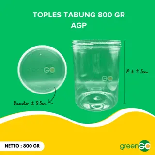 TOPLES TABUNG 800 GR AGP TOPLES BESAR TOPLES KUE TOPLES KACANG KERIPIK 800 ML TOPLES PLASTIK 1
