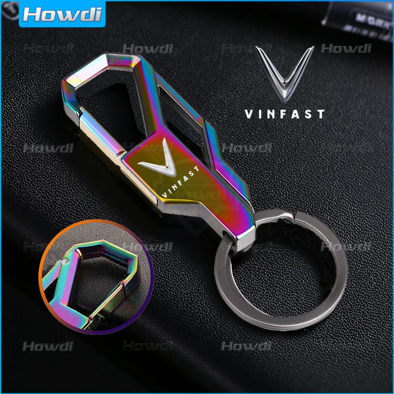 Móc Chìa Khóa Cao Cấp, Chất Liệu Kim Loại Hợp Kim Sáng Tạo, Với Logo Cho VinFast, Nhiều Màu Sắc 0