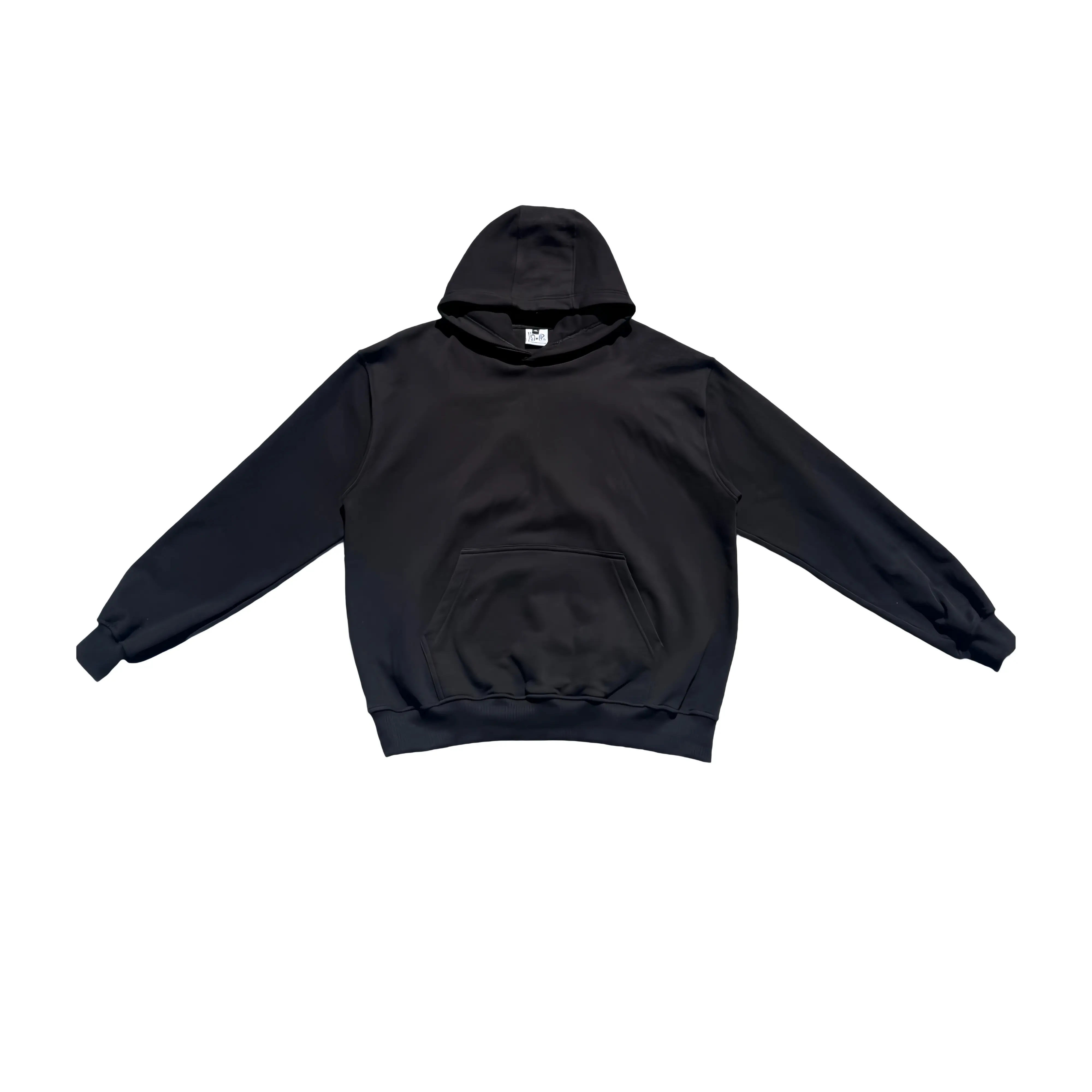 Hoodie BOXY Pria Fit basic 280gsm Cotton Fleece Sweater Katun Casual