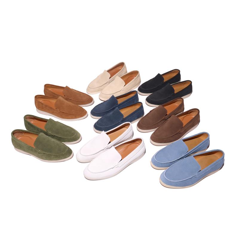 Giày Lười Nam Loafer da lộn thông dụng hàng ngày