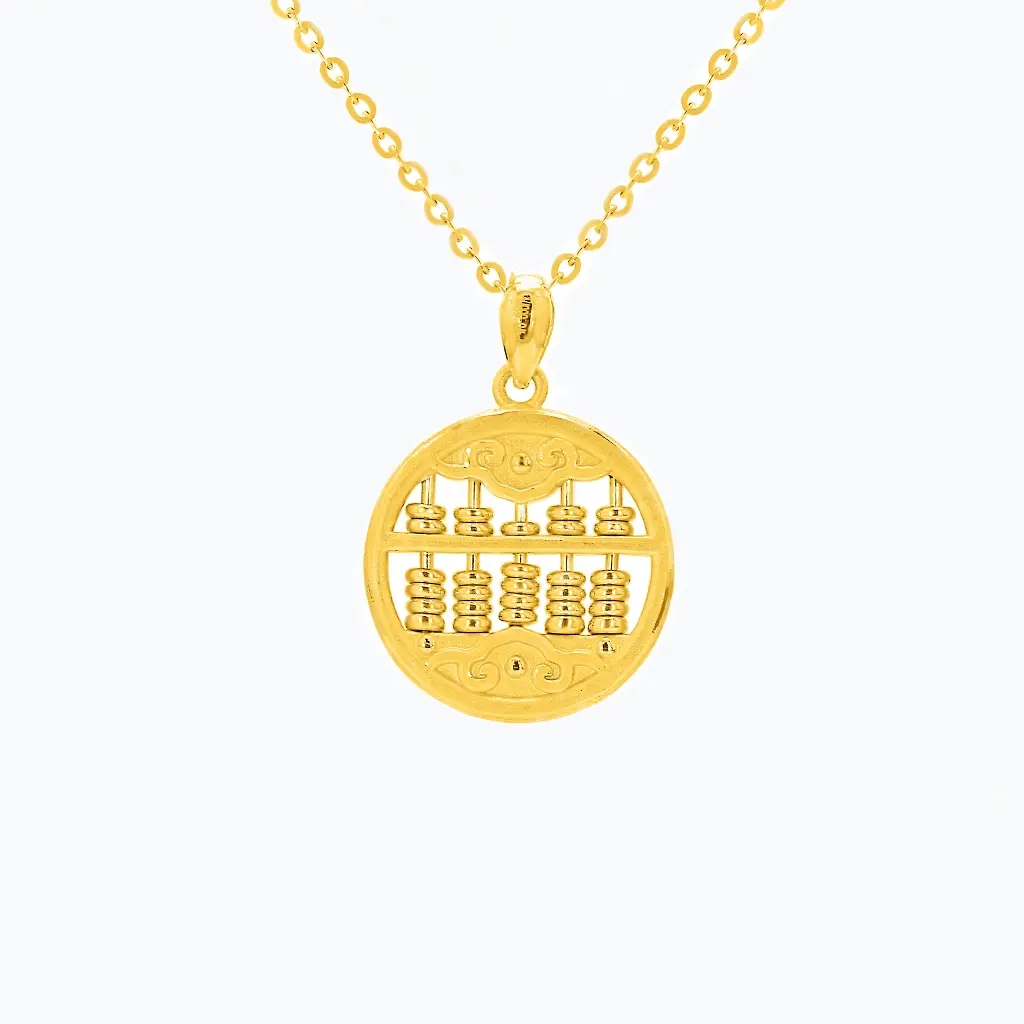Michael Trio Abacus Pendant in 4g 999 Pure Gold