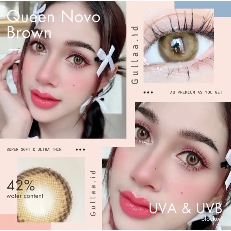 SOFTLENS / Kontak lensa Queen Novo brown