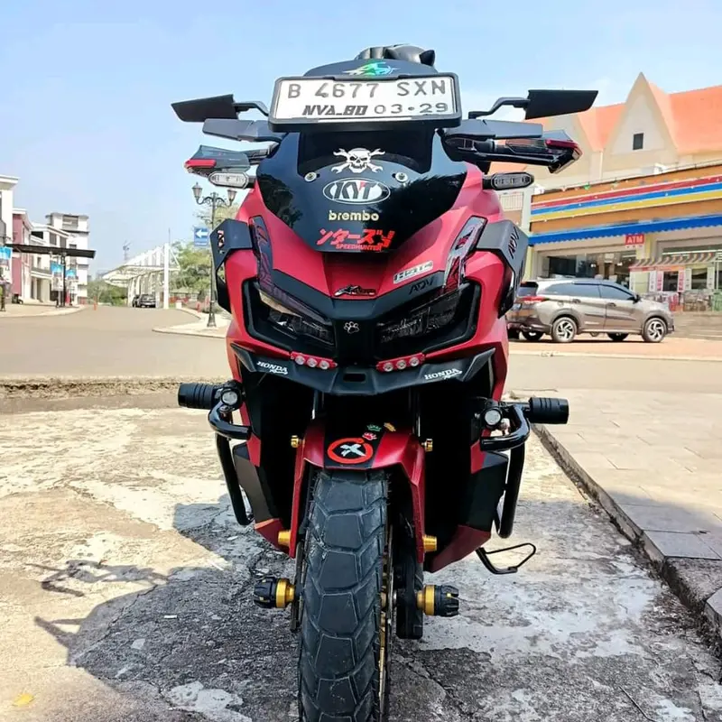 Crashbar Tubular ADV 150/160 Model Terbaru - Honda - Baut, Besi Motorcycle 3