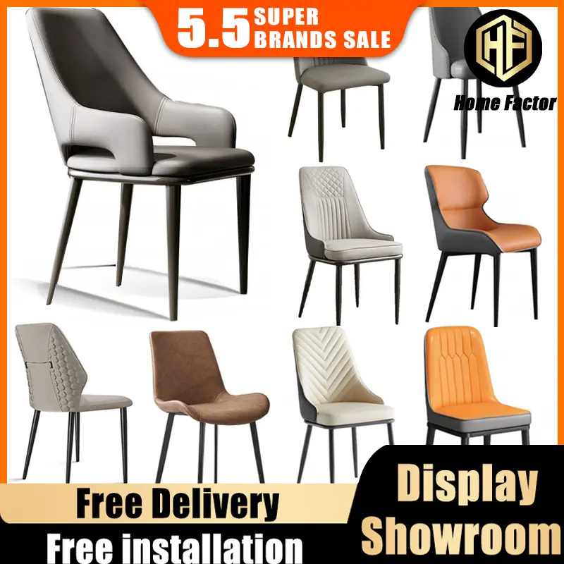 HF Dining Chair(Free installation&Delivery)*SG READY STOCK*More Model Wholesale Dining Chairs Modern Dining Room Chairs