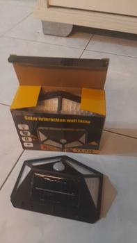 Product Review of ( 4 x Sided ) Waterproof 100 LED 3 Modes Solar Motion Sensor Light Outdoor Wall Lighting from t**7 2