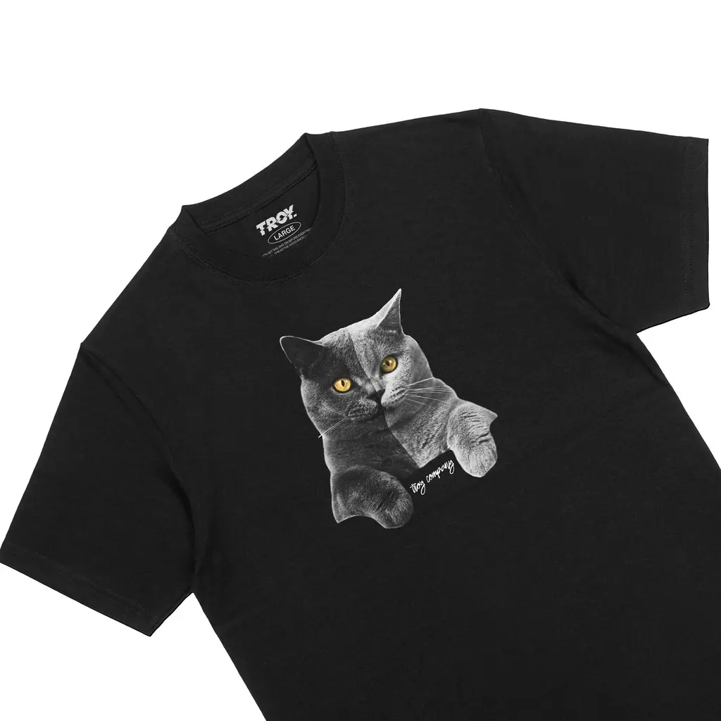 Tshirt Baju Kaos Distro Troy Company Cat Version/ Baju Kaos Distro Pria Wanita
