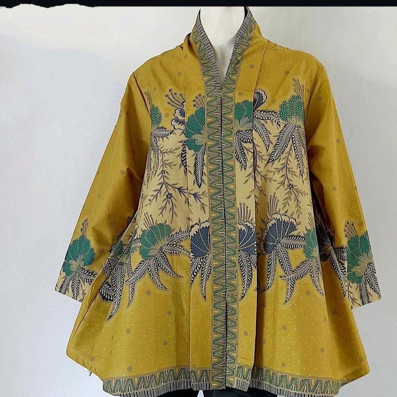 Atasan Batik Wanita modern motif 3 negri series- Blouse batik wanita - Blouse batik modern 7