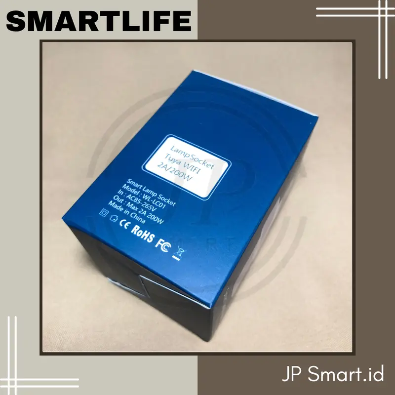 Smartlife Fitting Lampu Otomatis 200Watt Maximal Model Timer On Off Request Setting By Wifi Aplikasi For Android Iphonetion 7