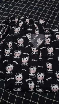 Product Review of [DasterHitsMalang] One Set Aira Celana Kulot Panjang 7/8 /One Set Kancing Depan/One Set Lengan Rempel/Setelan Wanita Baju Karet Katun Kerah Rayon Motif Atasan Busui Pendek Kotak from R**2 1