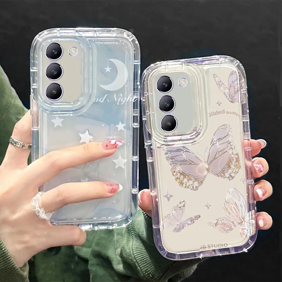 CASE For VIVO Y100 5G CAMERA 3 TERBARU MOTIF SILICONE TPU FANTASY STAR PROTECTOR CAMERA PREMIUM SOFTCASE