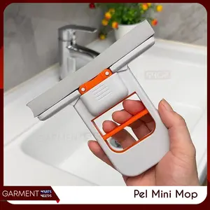 Alat Pel Mini Mop Lipat Kecil Portable Gagang Ergonomis Praktis Daya Serap Maksimal Pembersih Serbaguna