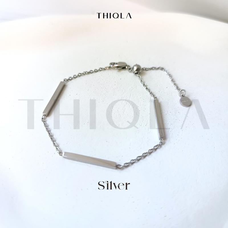 THIQLA - Gelang Serut Wanita FASL - Gelang Kecil Tipis Mirip Gelang Emas Model 2025 - Gelang Aurel Mirip Gelang Titanium Wanita Anti Karat 8