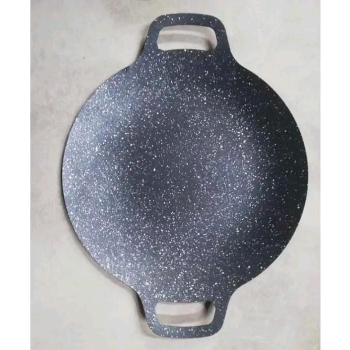 WAJAN PANGGANGAN KOREA 34CM ANTI LENGKET NON DUS BAHAN BAJA. 3