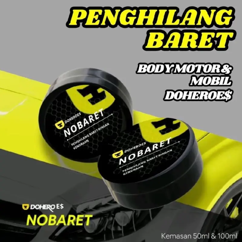 Doheroes NoBaret - Compound Penghilang baret Motor Mobil