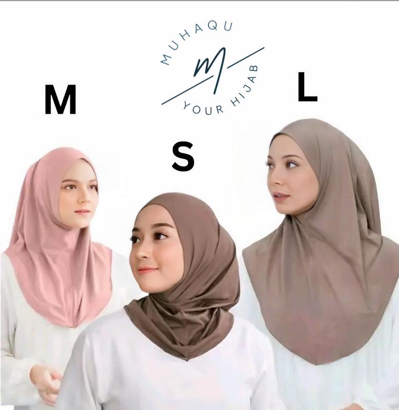 Jilbab Instan Pinguin Non Ped / Jilbab Zaida Non Pad / Jilbab Sport Instan Pinguin Non Ped Size S M L Kerudung Muslim Jersey 1