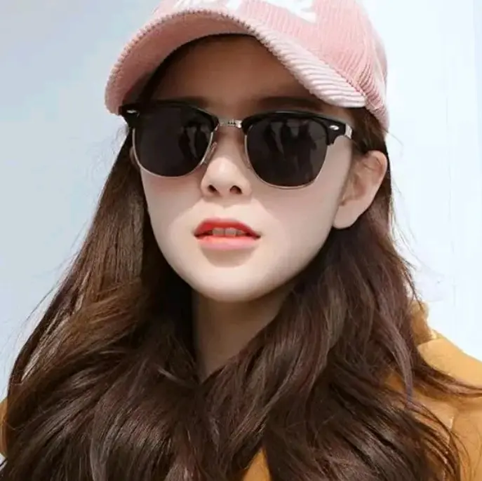 KACAMATA HITAM FASHION KOREAN MODIS DAN ELEGAN ANTI UV ANTI SILAU SUNGLASSES FREE BOX