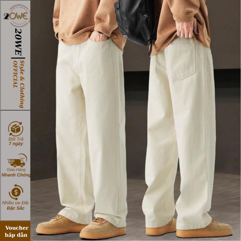 [DEAL MỞ BÁN] Quần Jeans Nam Ống Suông Chất Vải Denim Cao Cấp, Phong Cách Thanh Lịch Nổi Bật Menwear 2025