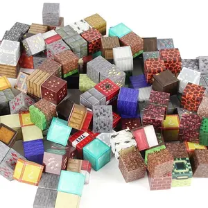 50pcs Block Magnet My World Magnetic Block Mainan Anak Block Magnet Minecraft Menyusun Magnetic Cube 4D Mainan Edukasi Keluarga Balok Magnet