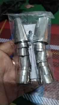 Product Review of 1 SET ISI 15Pcs CETAKAN SPUIT  / CETAKAN SEMPRIT KUE MAWAR Stainless Cetakan Roti Kering from E**g 1