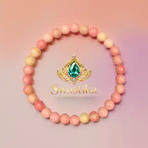 Gelang Rodhonit Premium Batu Alam Natural Bracelets dengan Desain Elegan dan Warna Cantik untuk Tampilan Mewah tangan