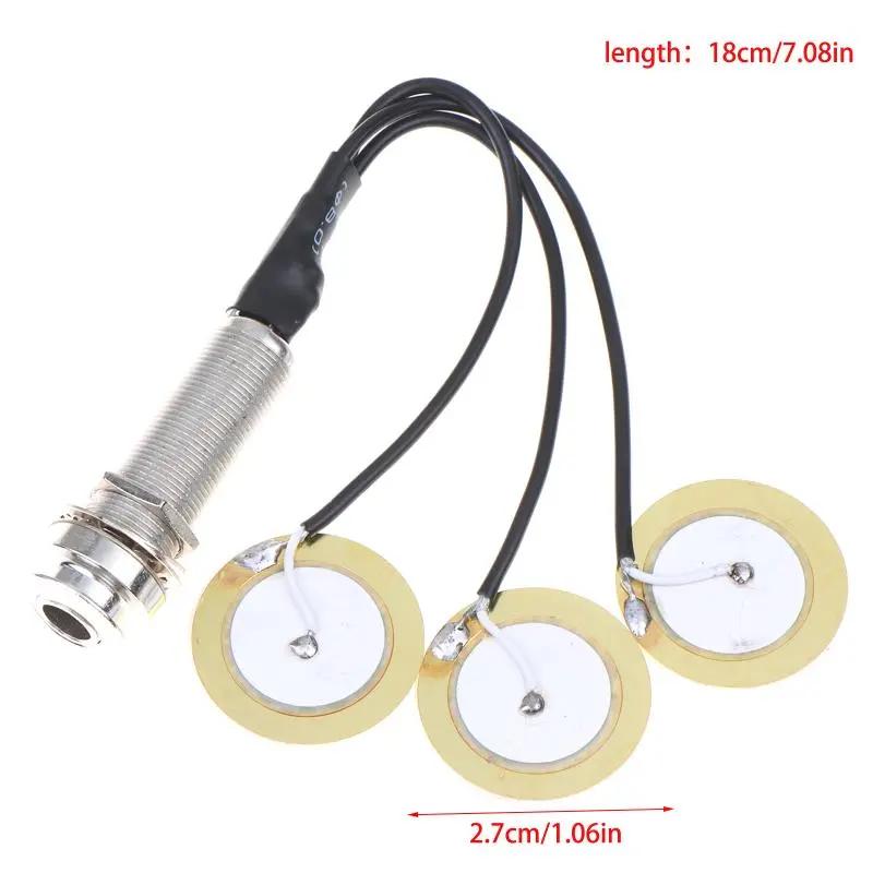 kim loại pickup piezo bộ chuyển đổi micro tiếp xúc micro bộ khuếch đại có dây…