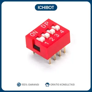DIP Switch 4 Posisi ON/OFF