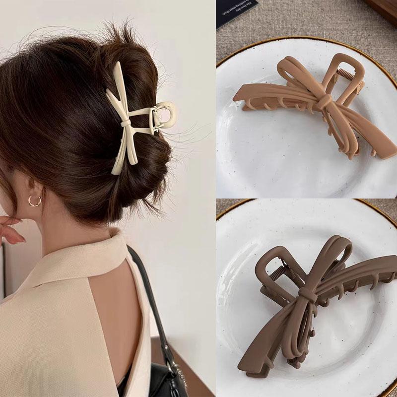  Kẹp Tóc Nơ Phong Cách Hàn Quốc Phổ Biến Cho Nữ Màu Cà Phê Kẹp Lấy Màu Trà Bong Bóng Độc Đáo Cao Cấp Và Thời Trang Hoa Women 