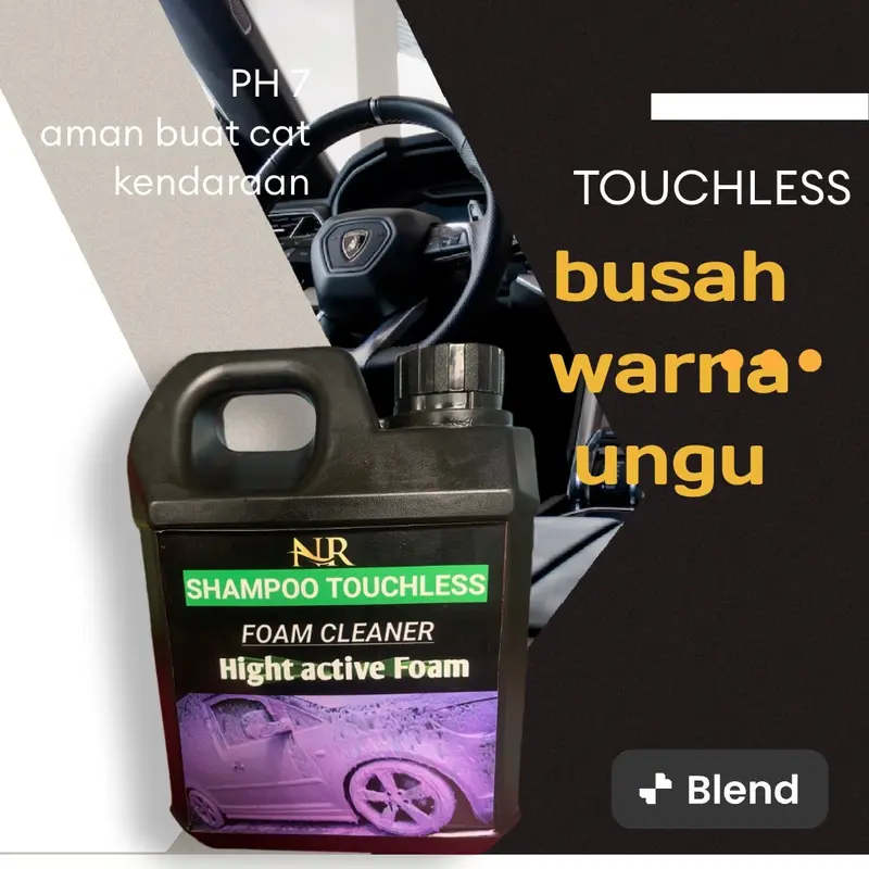 shampoo touchless sabun cuci motor mobil tanpa sentuh bisa untuk 30/40 motor 1liter Car Cleaner Kendaraan Steam 1