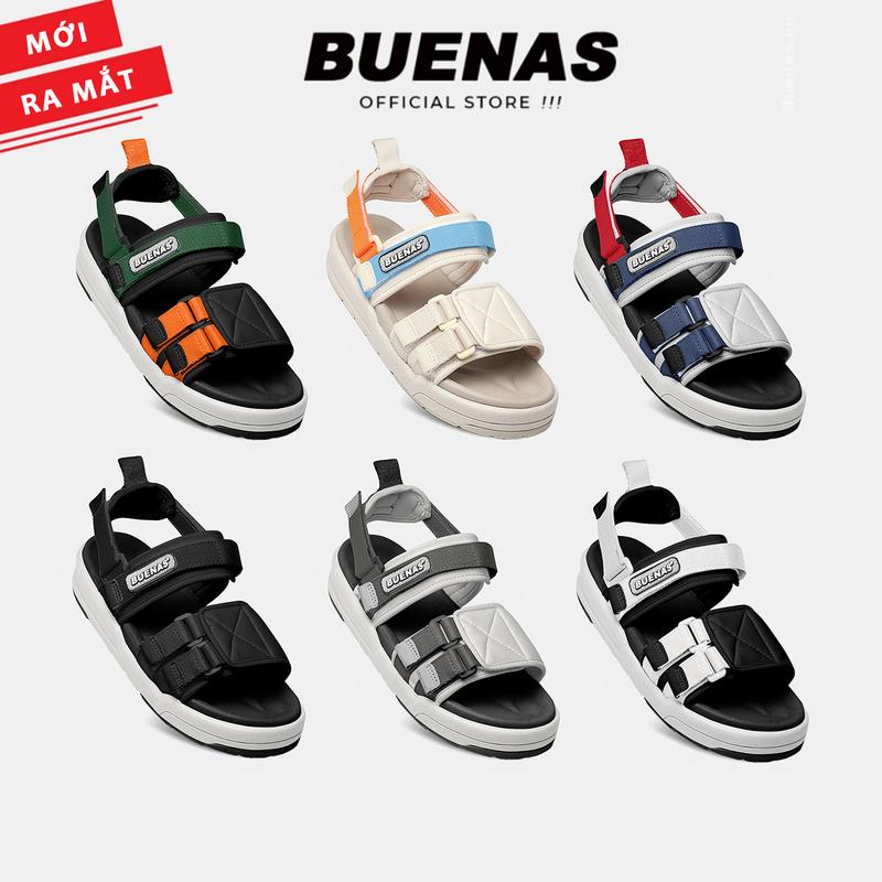 [MẪU MỚI] Giày sandal Buenas CAMPUS 7947 - dép quai hậu nam nữ unisex đi học 2 quai ngang thời trang