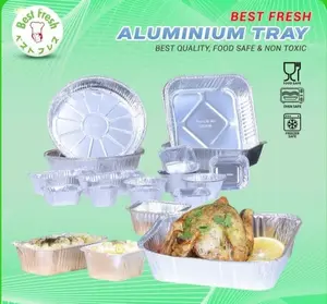 ALUMINIUM TRAY AX-350 - WADAH ALUMINIUM FOIL TRAY BX 4381