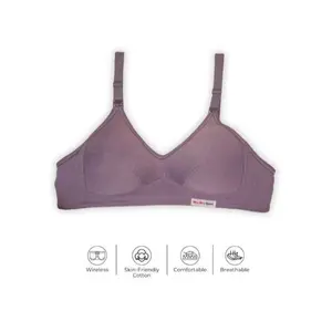 6 pcs Sport Bra Wanita Bra Katun Tanpa Kawat BH Sport tanpa busa