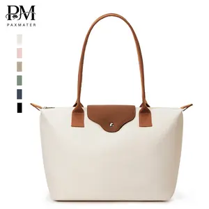 PaxMater tote bag wanita fashion aesthetic tas dengan pegangan nyaman kantong besar & praktis