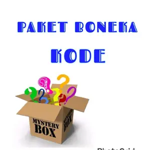 PAKET BONEKA KODE MISTERY BOX / MURAH MERIAH